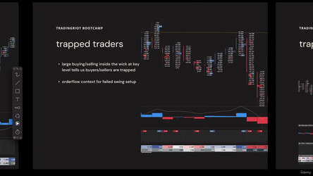 Tradingriot Bootcamp Market trading research and more/4 - Chapter 3 – Orderflow/13 - Footprint charts.mp4