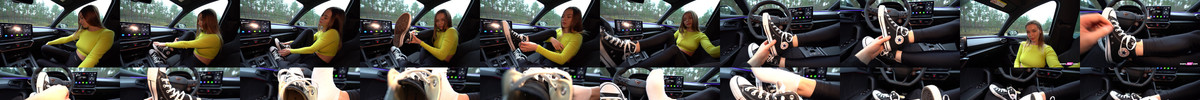 [EvansFeet.com] She Did A Shoejob In Her Converse In My Car screencaps